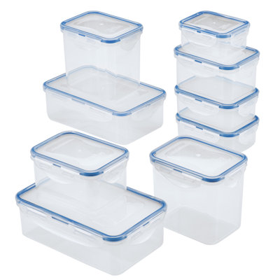 LocknLock Easy Essentials Food Storage Container Set, 18-Piece
