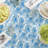 Rectangular Tablecloth, 100% Cotton, 52X104", Coastal Watercolor Shells-1224388042