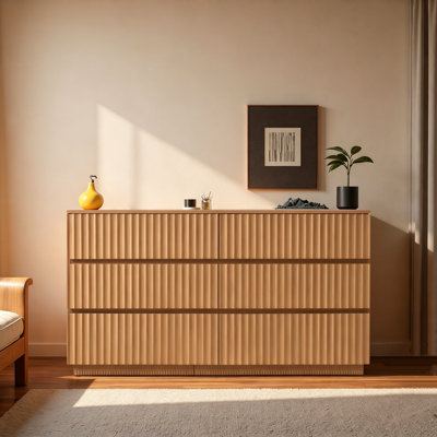 Buffet multi-tiroirs de style rétro