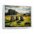 White Floater Framed