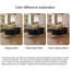 Ensemble de tables basses carrées minimalistes italiennes