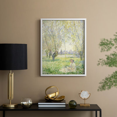 «Vintage Landscape XLVII», reproduction encadrée - bois massif