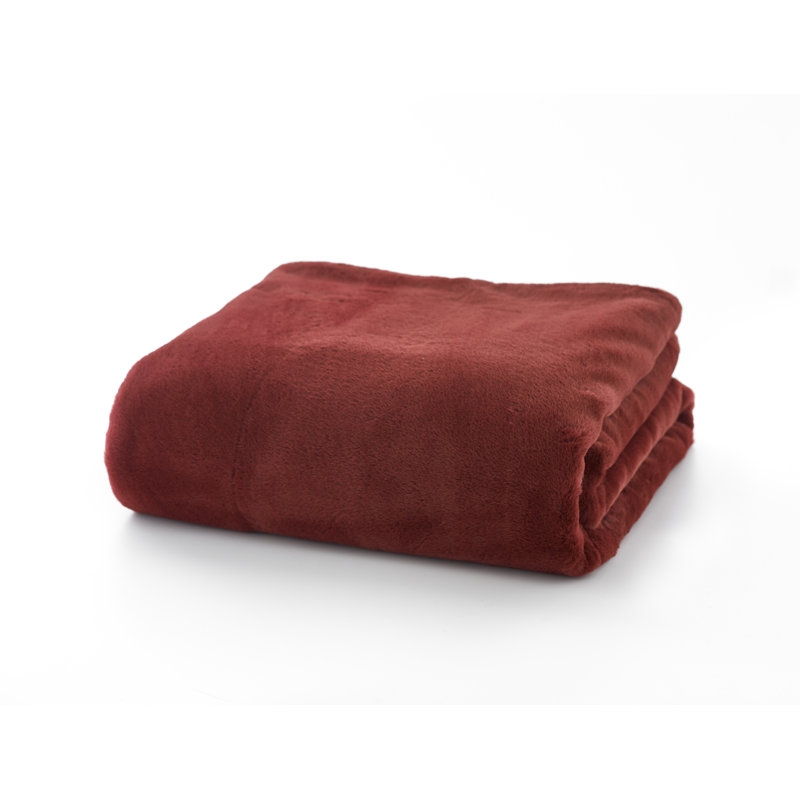 Quilted Throw Blanket, Ruby