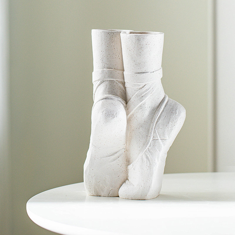 Lashea Handmade Ceramic Table Vase, White