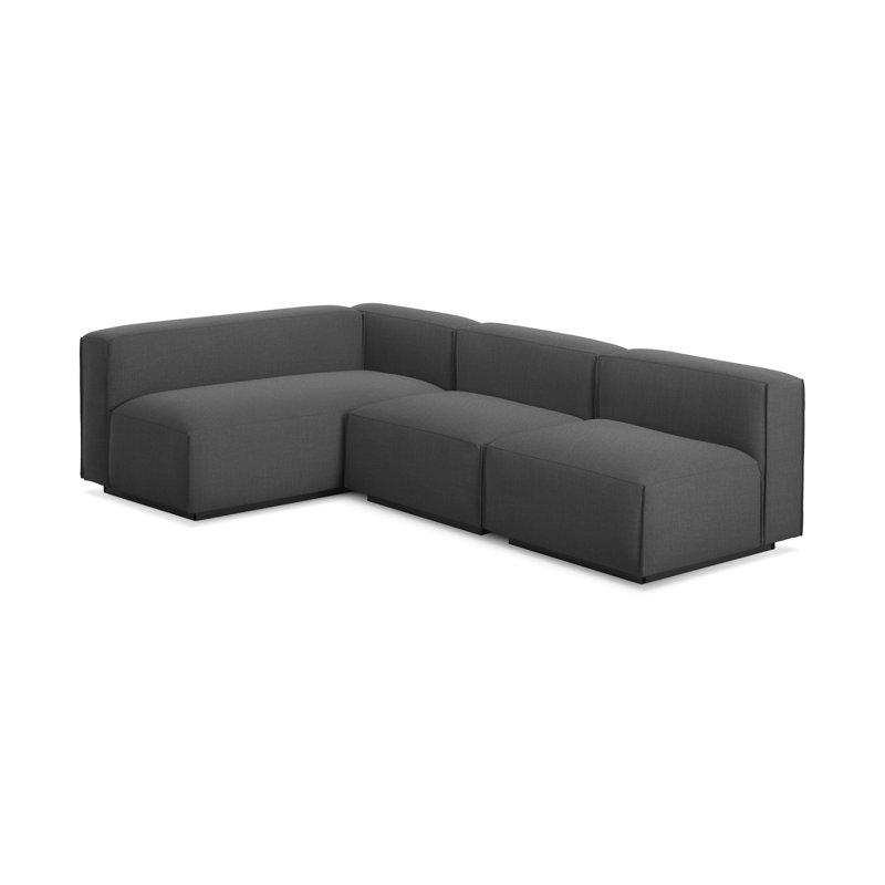 Cleon Modular Sectional, Maharam Meld in Panda, Right Hand Facing