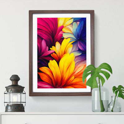 Vibrant Flowers No.3 - Framed Print