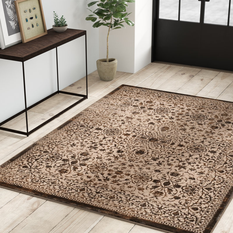 Tapis floral Tuthill Performance, Rectangle 6 pi 7 po x 9 pi 2 po