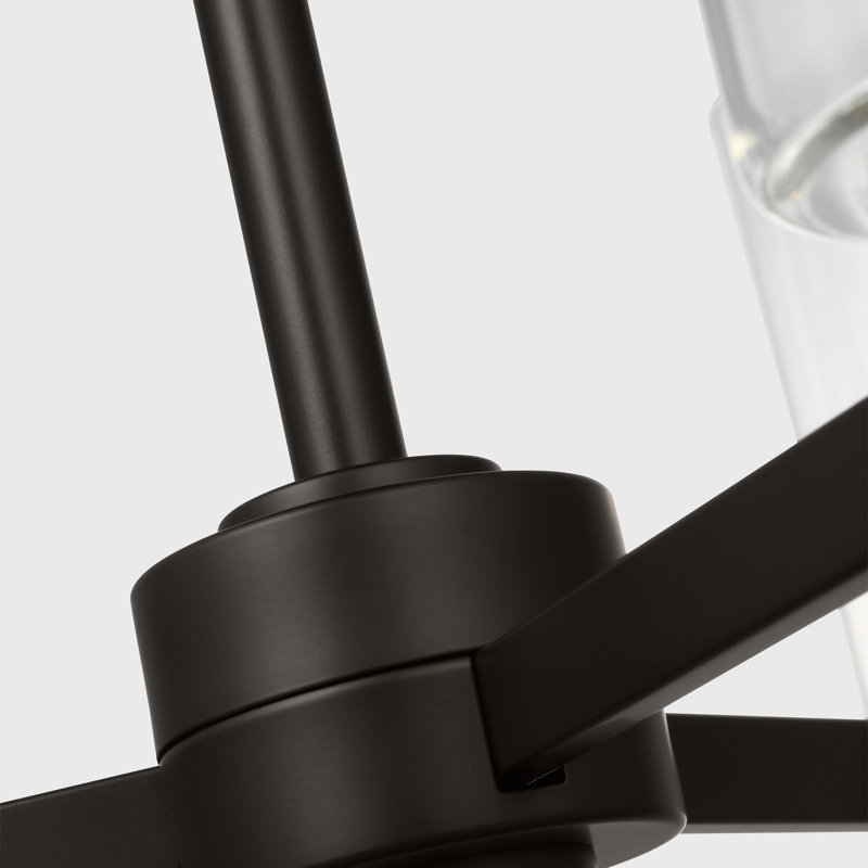 Fullton Three Light Semi-Flush Mount from , Midnight Black