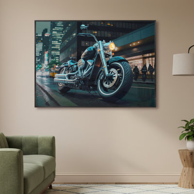 Single Picture Frame LED Illuminated Wall Art Wall Art on Glass / Aluminium