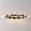 Lustre en roue de chariot à 12 lumières Joandaly-1230630937