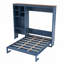 Grand lit escamotable avec bureau et rangement-133284158