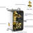 Ceiling Mount Shower With Waterfall Tub Spout And Handheld - 12" Square Rainfall Head, Oil Rubber Bronze Finish, Valve Arrangement 12 Inch Rain Shower, , Adjustable Water Flow Yes