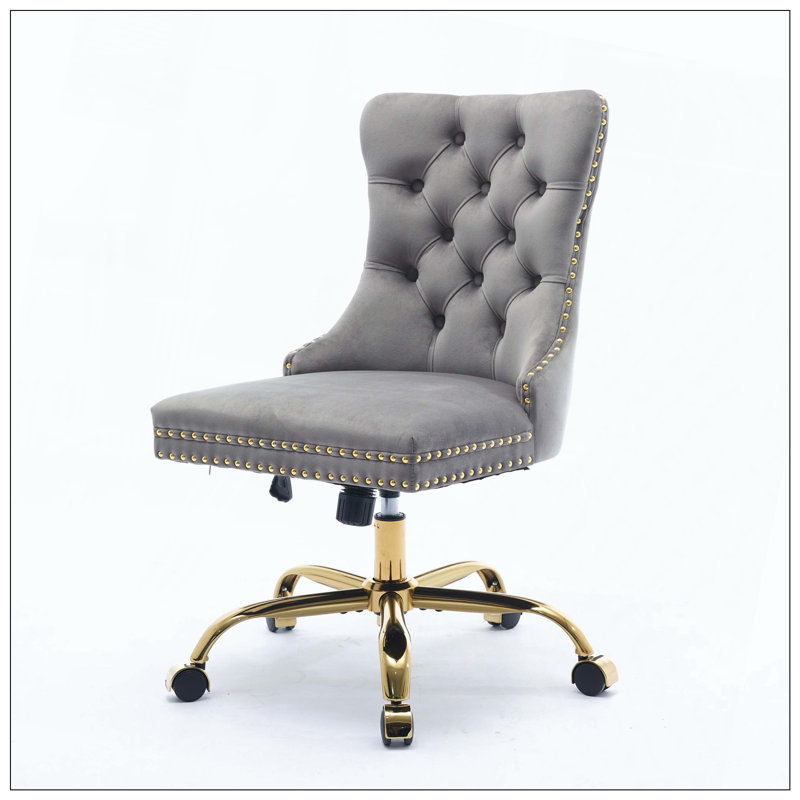 Faux Alpaca Wide Seat Office Chair,Includes Adjustable And Swivel Functions, Violet
