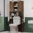 Eveleth 32.05" W Over-the-Toilet Storage Cabinet-1765205030