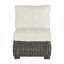 Fauteuil de chambre modulaire rustique tissé - gris ardoise-600847746-600847099-607864366