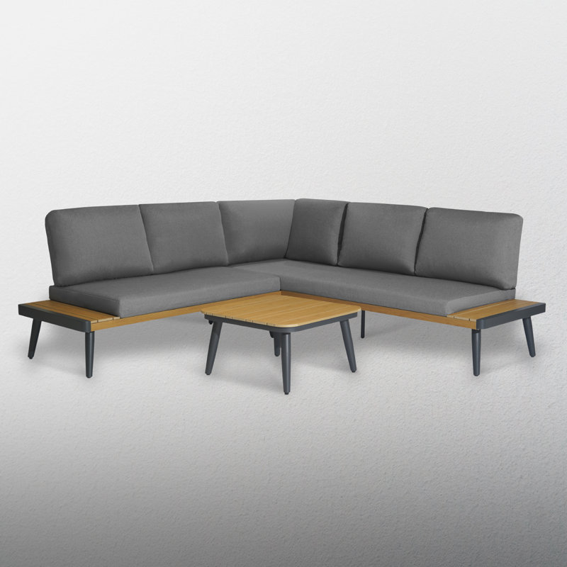 5 - Persons Metal Outdoor Conversation Sets with Olefin Cushions For Gardern and Front Porch