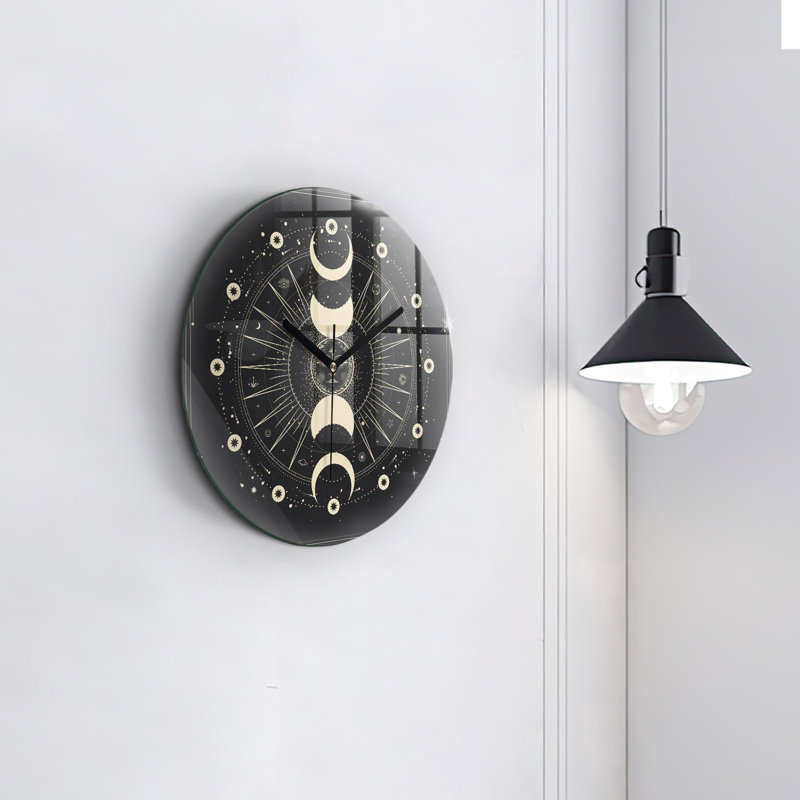 Glass Wall Clock
