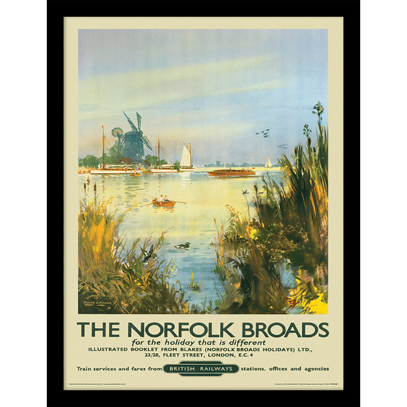 Norfolk For The Holiday That Is Different by Frank H Mason - No Frame Memorabilia