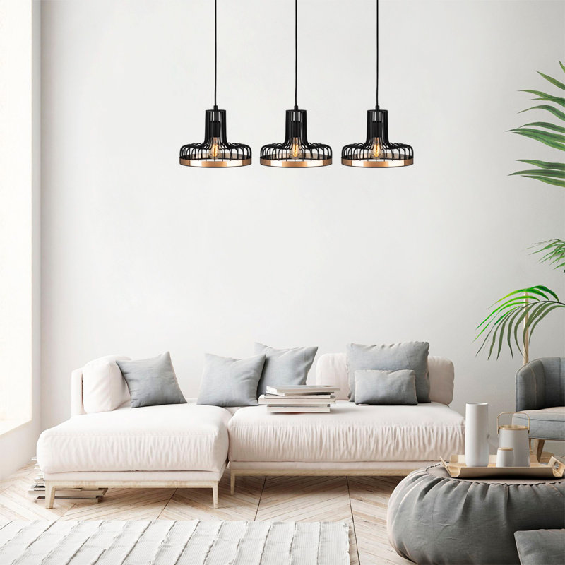 Eva 3 - Light Kitchen Island Pendant, Black
