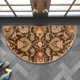 Arden Handmade Wool Dark Brown/Garnet Rug