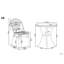 Gesine 4 - Person Wicker Patio Dining Set with Round Table , Cushions Included