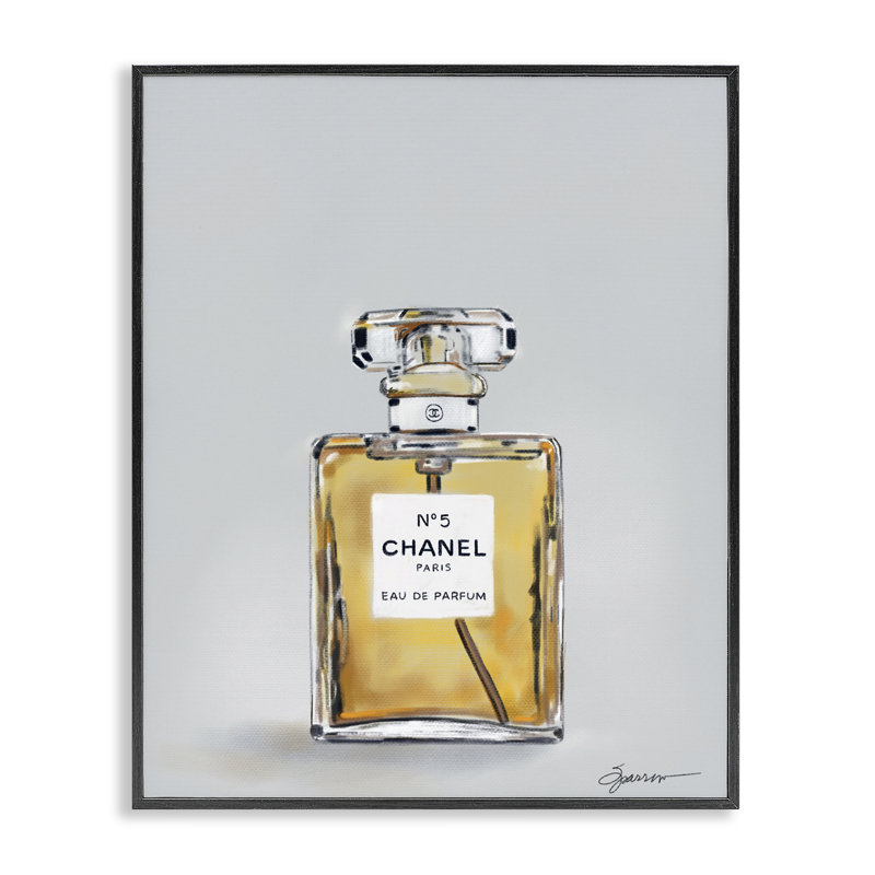 Giclée encadrée par un élégant parfum de luxe, design par Mary Sparrow, H 20 po x l 16 po, Giclée encadrée noir minuit