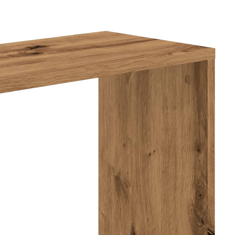 Borough Wharf Book Cabinet/Room Divider, (5 Shelves) 162.5cm H x 80.5cm W x 23.5cm D, Artisian Oak