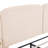 Michaelin Contemporary Minimalist Upholstered Platform Bed With Floating Nightstands-115199381