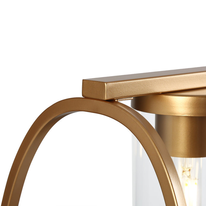 Lustre moderne moderne en verre linéaire à 6 lumières pour îlot de cuisine Modern