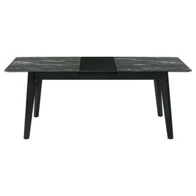 Dining Table with Self-Storing Extension Leaf