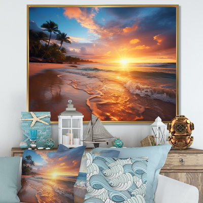 " Beach Photo Sunset Serenade XIII "