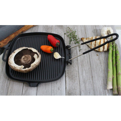 Poêle à gril en fonte 9" chasseur