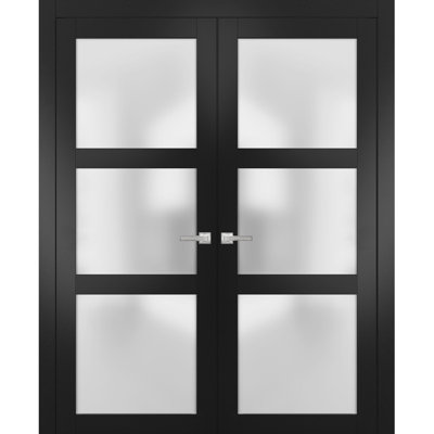 Portes françaises en verre givré Lucia