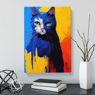 Cat Palette Knife Vol.3 - Wrapped Canvas