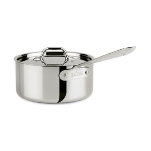 All-Clad D3 Stainless Steel Saucepan with Lid