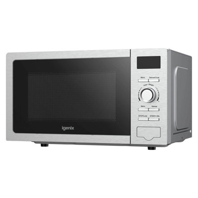 Igenix 45.6cm 0.02m³ L 800W - Watt Recirculating Countertop Microwave