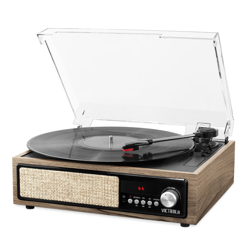 with Bluetooth, Farmhouse Walnut