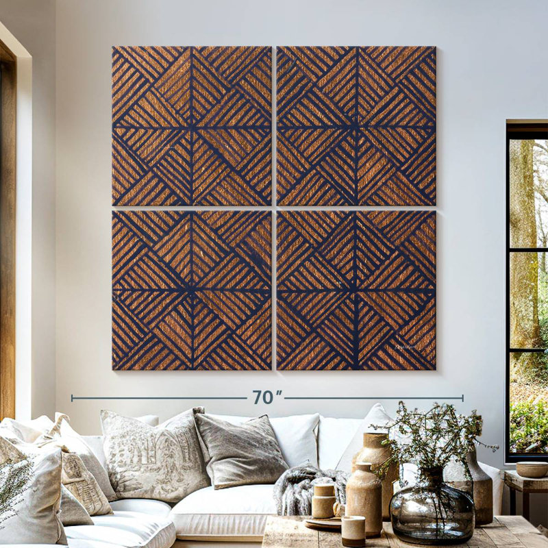 Copper Pattern, 57" H x 57" W