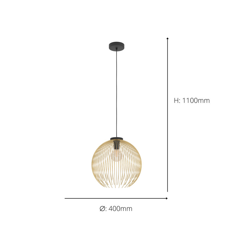 Anthoni 1 - Light Pendant, Gold