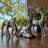Rustic Reindeer Figurines, Set Of 3, Handmade, Cast Aluminum, 8.75 Inches-2011269789