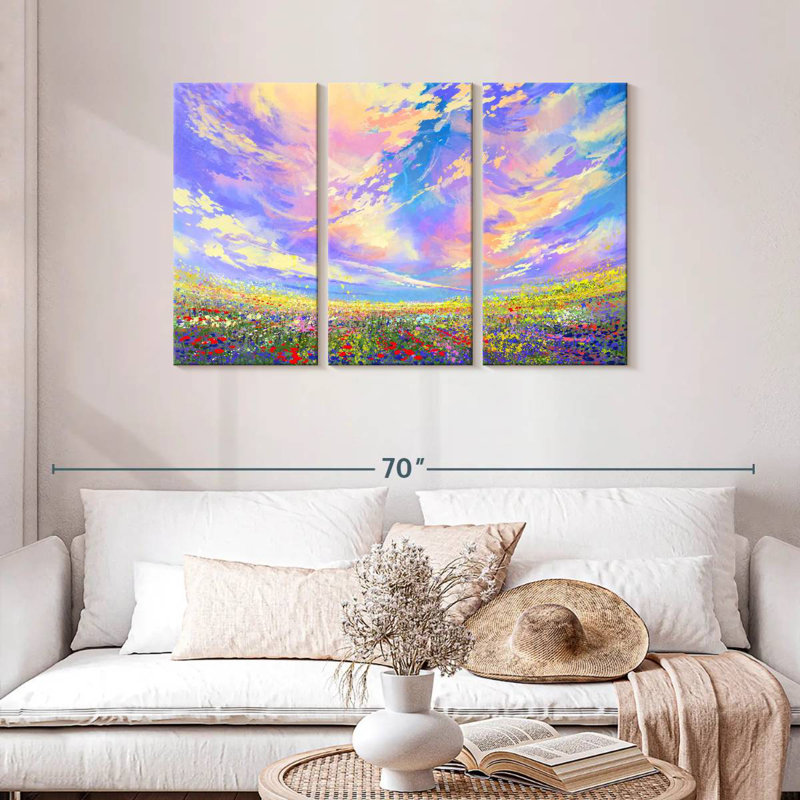 Alvord Cotton Candy Sky, 28" H x 45" W