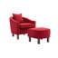 Confortable fauteuil d'appoint Mid-Century moderne avec repose-pieds pour la détente-498131232