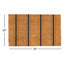 Tieast Striped Outdoor Doormat