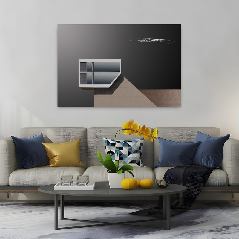 Art contemporain, art contemporain abstrait, H 40 po x l 60 po