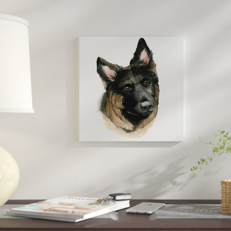 «Human's Best Friend III», impression sur toile, H 37 po x l 37 po x P 1,5 po, Toile tendue, Pas de tapis