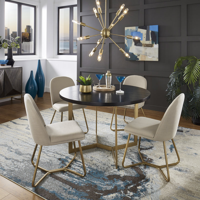 Ensemble repas 5 pièces Ainhoa Septimus, Beige