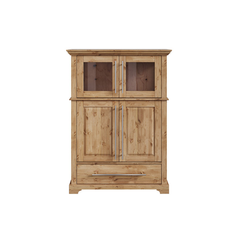 Brasen Display Cabinet, Brown Oil