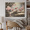 Pastel Gatherers Red Ants - Fourmis, art mural sur bois de pin naturel