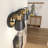 Bathroom Vanity Light Fixture With Bevelled Edge And Clear Glass Shade - Wall Mounted Lamp For Mirror Lighting In Matte Black And Gold Finish-1420522991