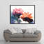 Aquarelle de fleurs de lotus sur toile